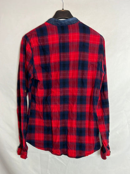 DESIGUAL. Checkered and patterned shirt. TS