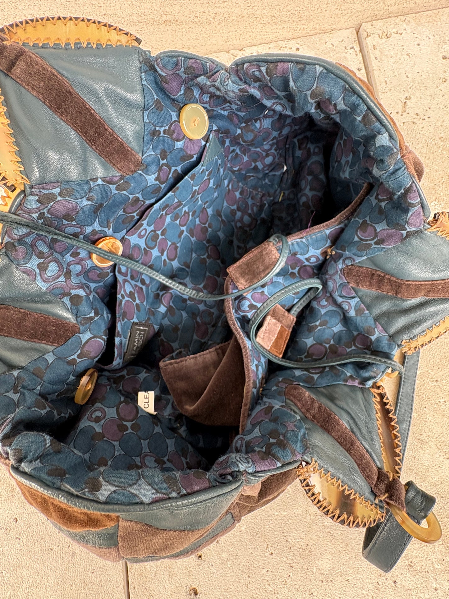 JAMIN PUECH. Bolso de hombro texturas