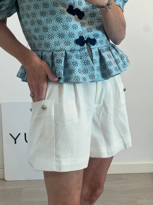 PEDRO DEL HIERRO. Pantalón corto fluido T.38