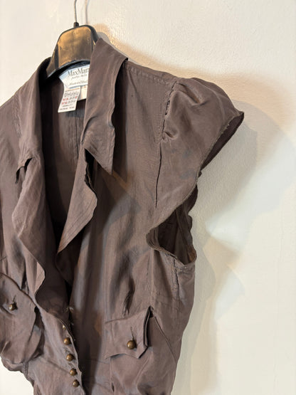 MaxMARA. Top seda vintage