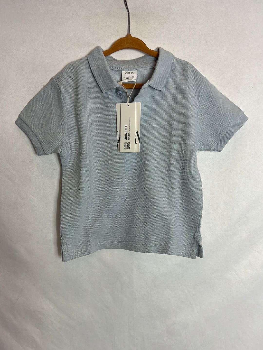 ZARA. Carlo blue polo shirt. Size 2-3 years