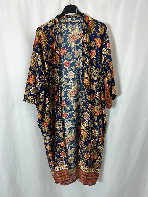 OTRAS. Kimono estampado seda TU(S/m)