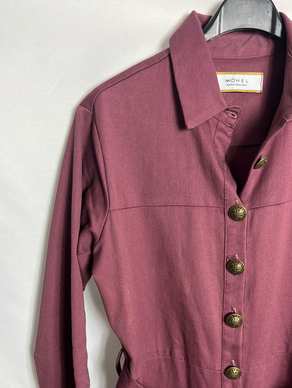 MOHEL. Eggplant-colored monoculotte. TS