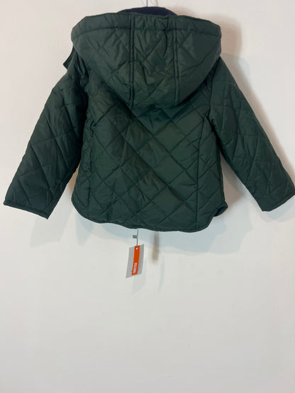 FREESTYLE. Abrigo verde acolchado. T 4 años