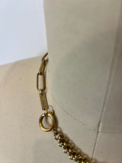 ISABEL MARANT. Colgante dorados cadena