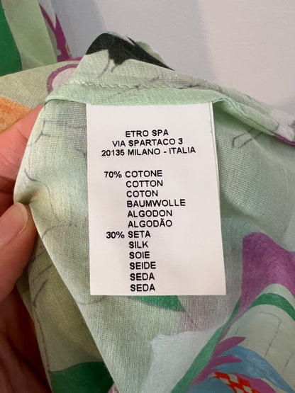 ETRO. Flower printed blouse. T 40 (M)