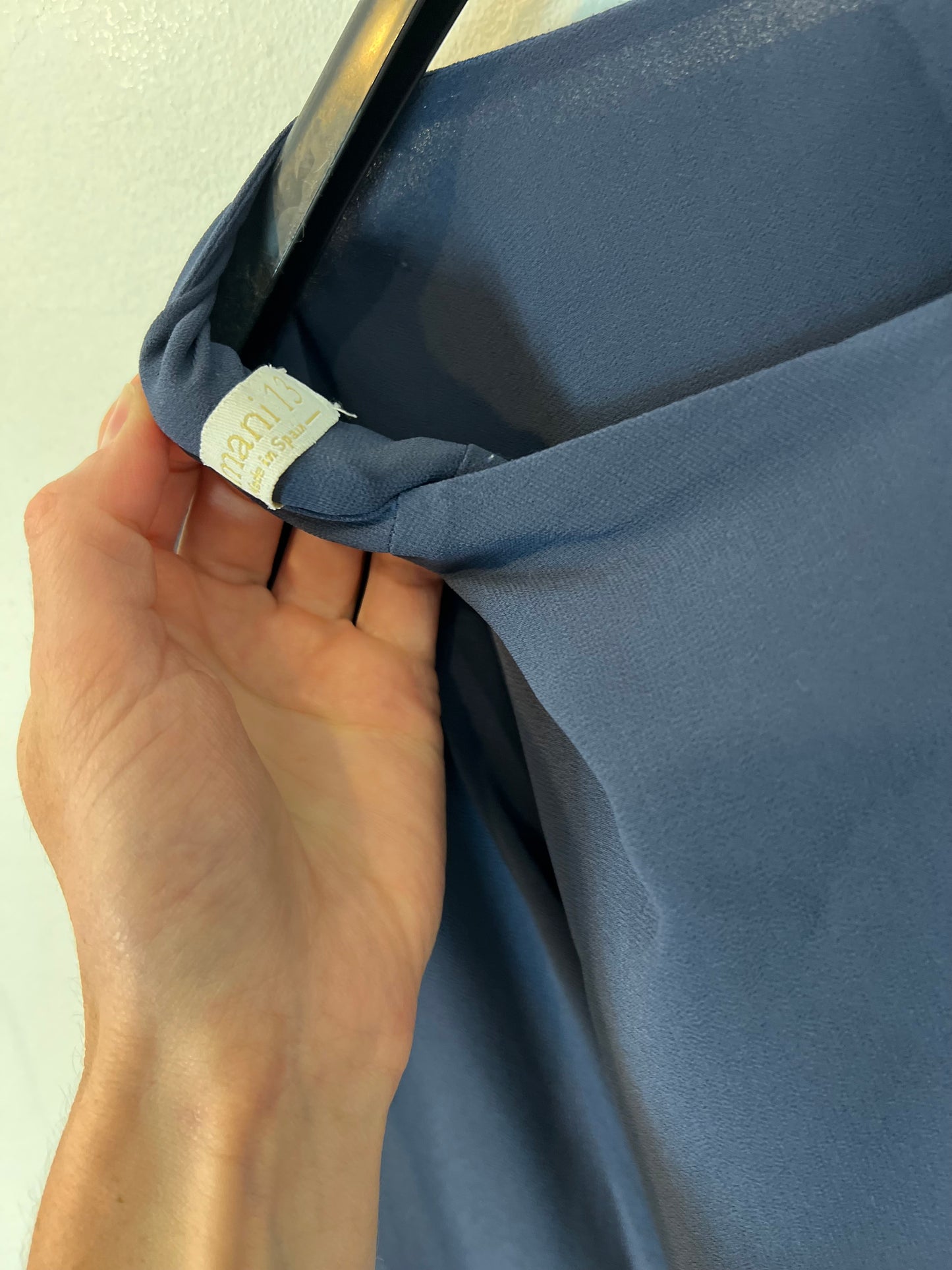 BIMANI. Flowy blue blouse Tm