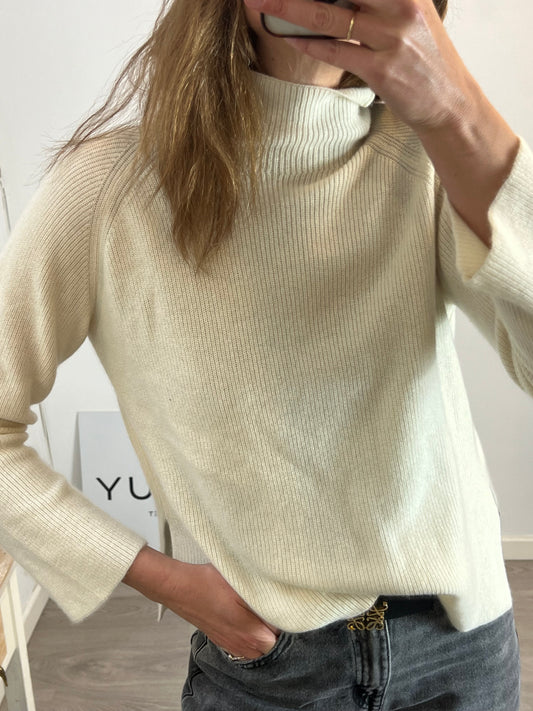 SHON MOTT. Jersey cashmere beige claro. T 1(S)