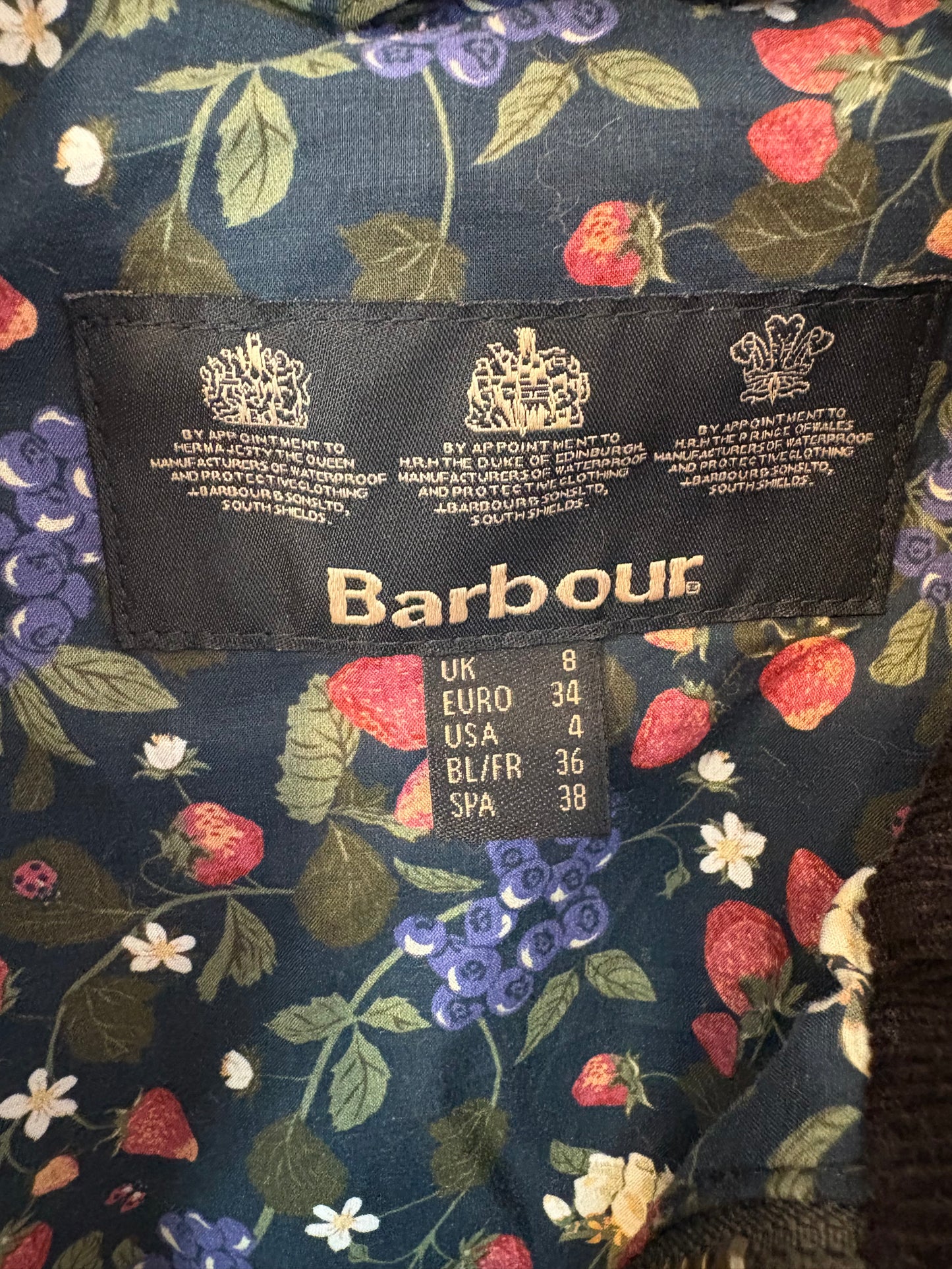 BARBOUR. Chaqueta encerada edición limitada x Liberty London
