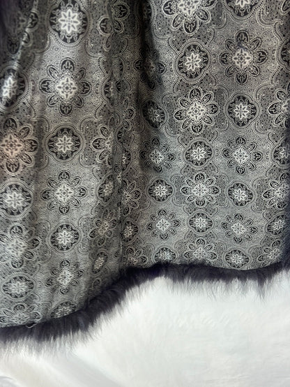 MAX&amp;MOI. Blue/purple fox vest, size 36