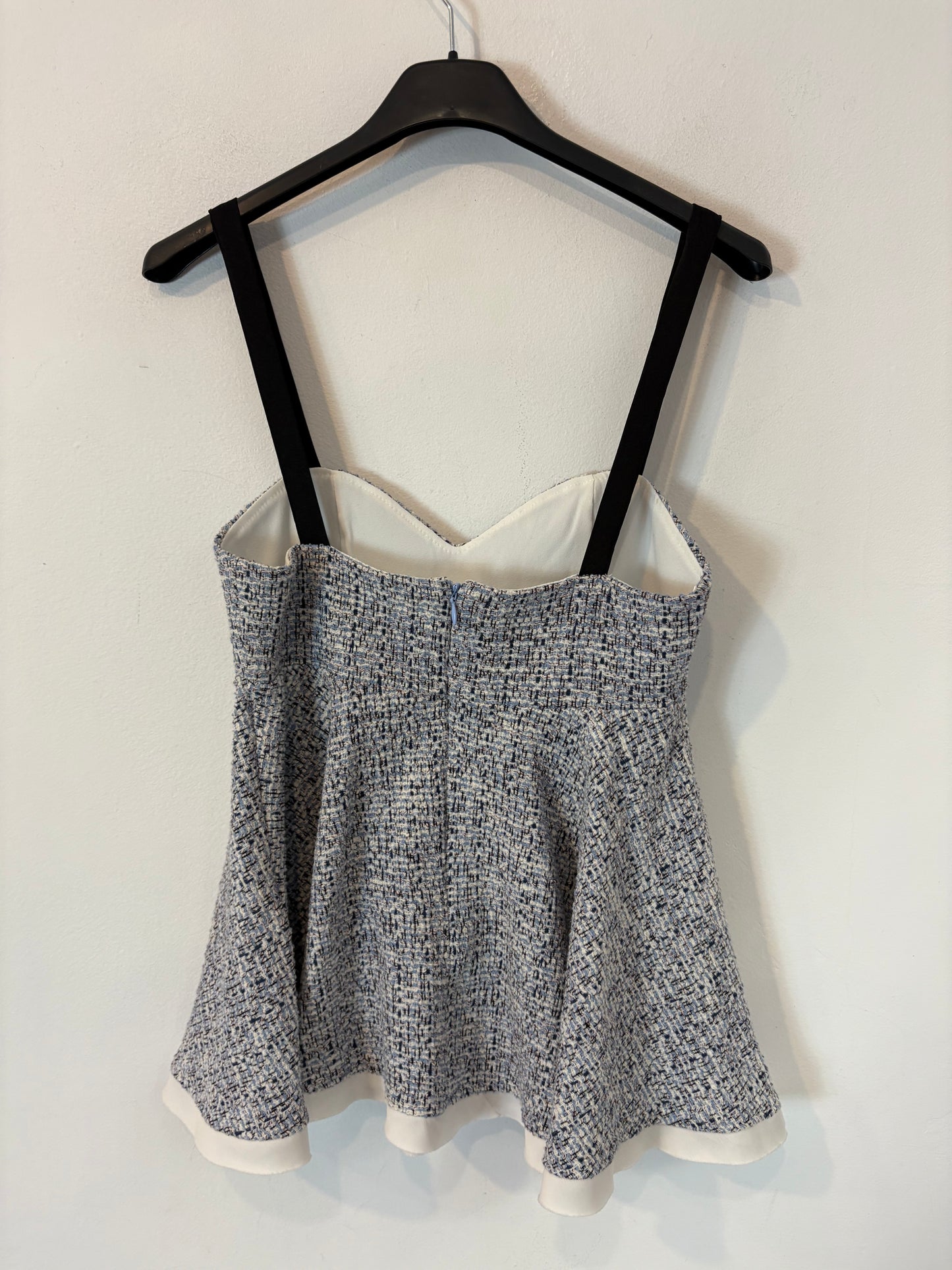 ZARA. Conjunto tweed  azules