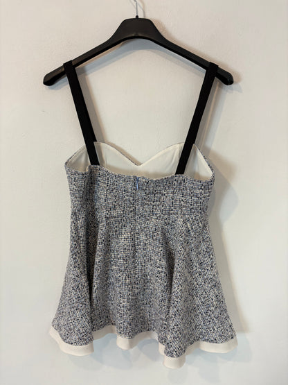 ZARA. Conjunto tweed  azules
