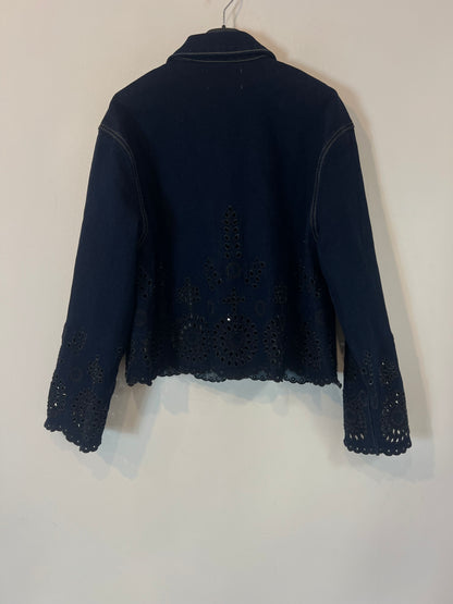 AMEÉ. Sleeveless fringed sweater S.(s)