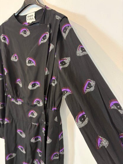 AMEÉ. Sleeveless fringed sweater S.(s)