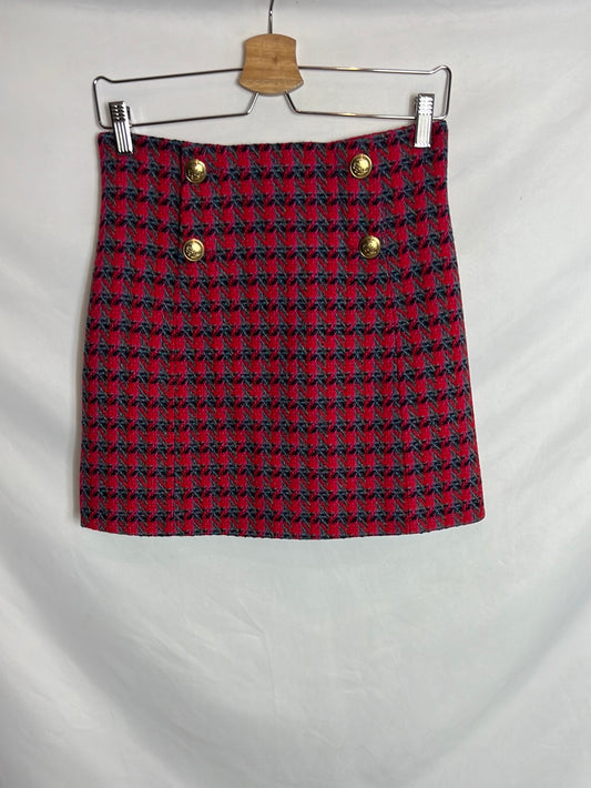 SANDRO. Short tweed skirt. Size 1(S)