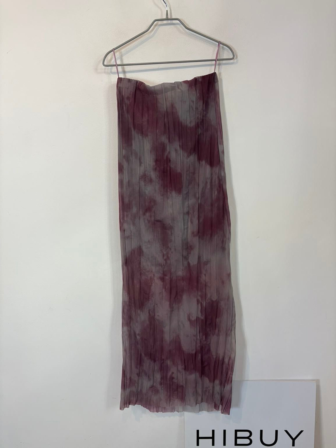ZARA. Vestido largo palabra de honor textura