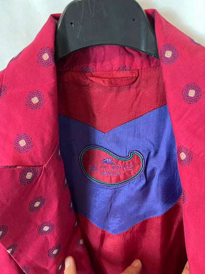 ETRO. Blazer estampada. T 40