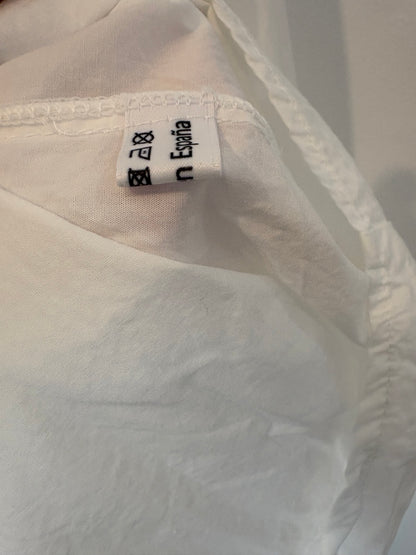 EXCUSEZ MOI! Camisa blanca detalle flores mini