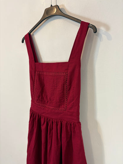 ZARA. Short green gathered dress. TS