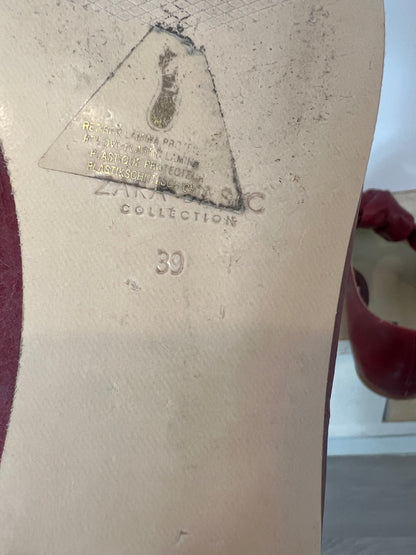 ZARA. Bailarina bureos lazada T.39