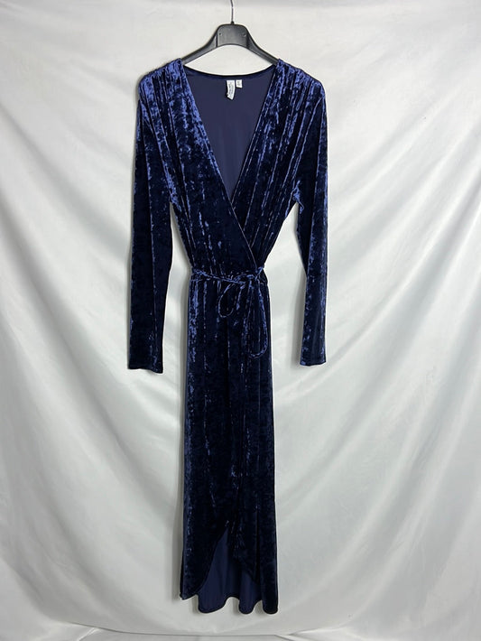 &amp; OTHER STORIES. Purple/blue velvet midi dress. Size 36