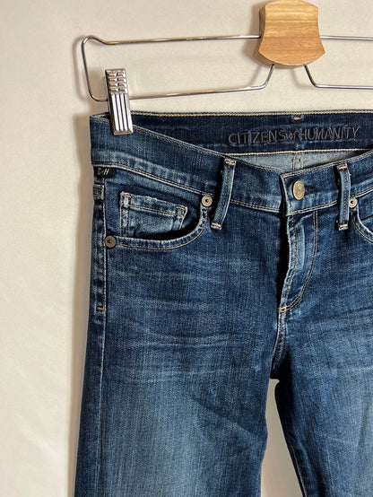 CITIZENS OF HUMANITY. Mid-waist flared denim. T 27(36)