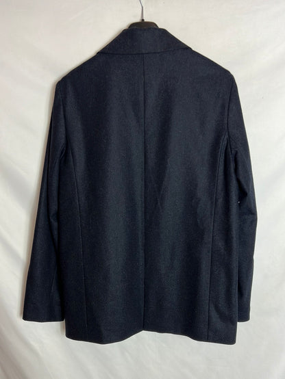 APC Blazer in blue heathered wool. Size 38