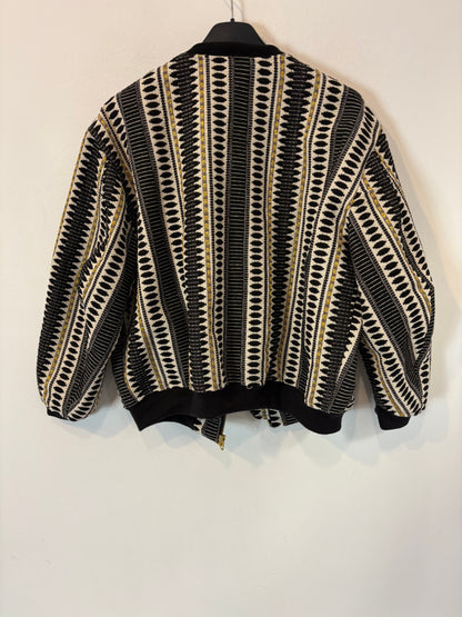 OTRAS. Bomber hilos dorados textura. T L