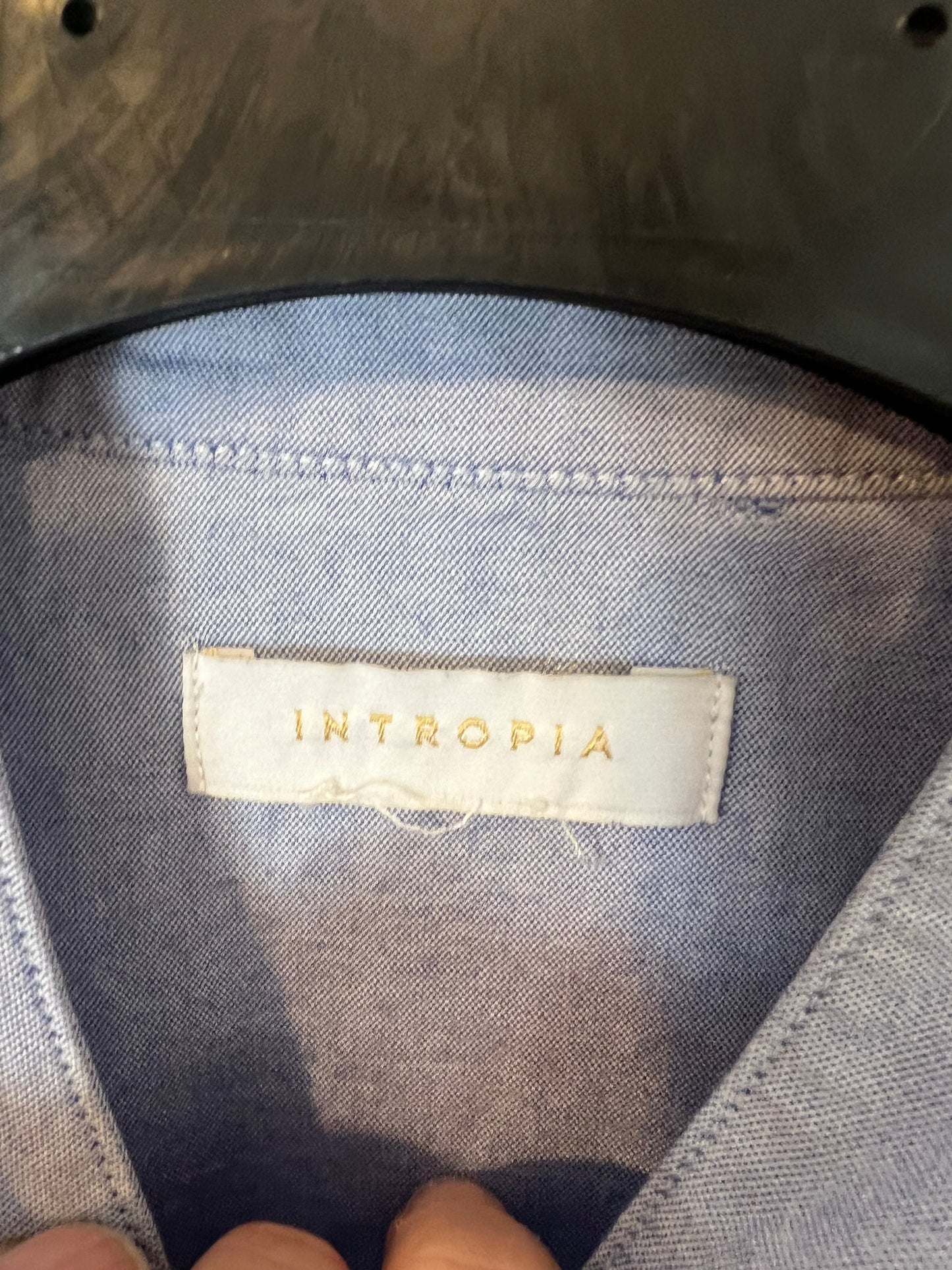 INTROPY. Blue double-breasted blouse. T s/m (Tare)