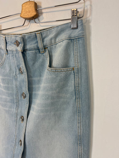 ISABEL MARANT. Falda denim abotonada T.36