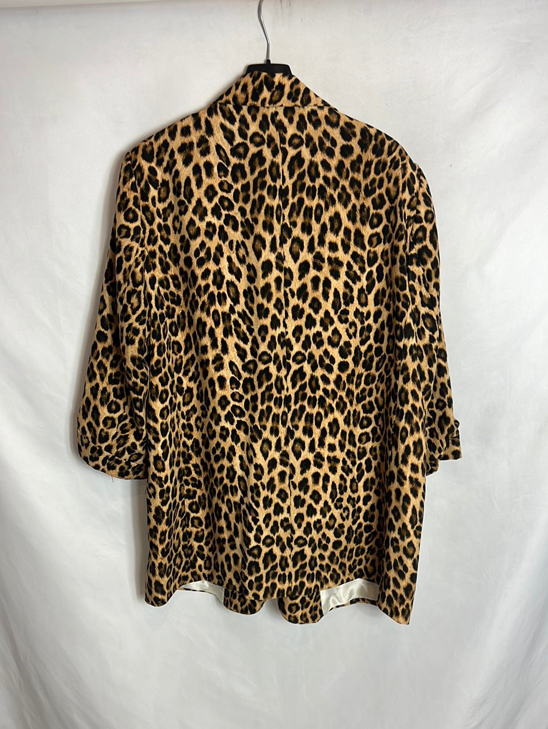 ZARA. Blazer animal print fluida. T XXL