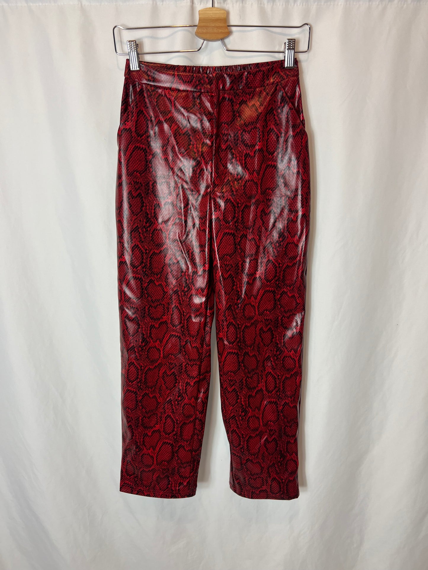 OTRAS. Pantalón recto animal print T.u(34)