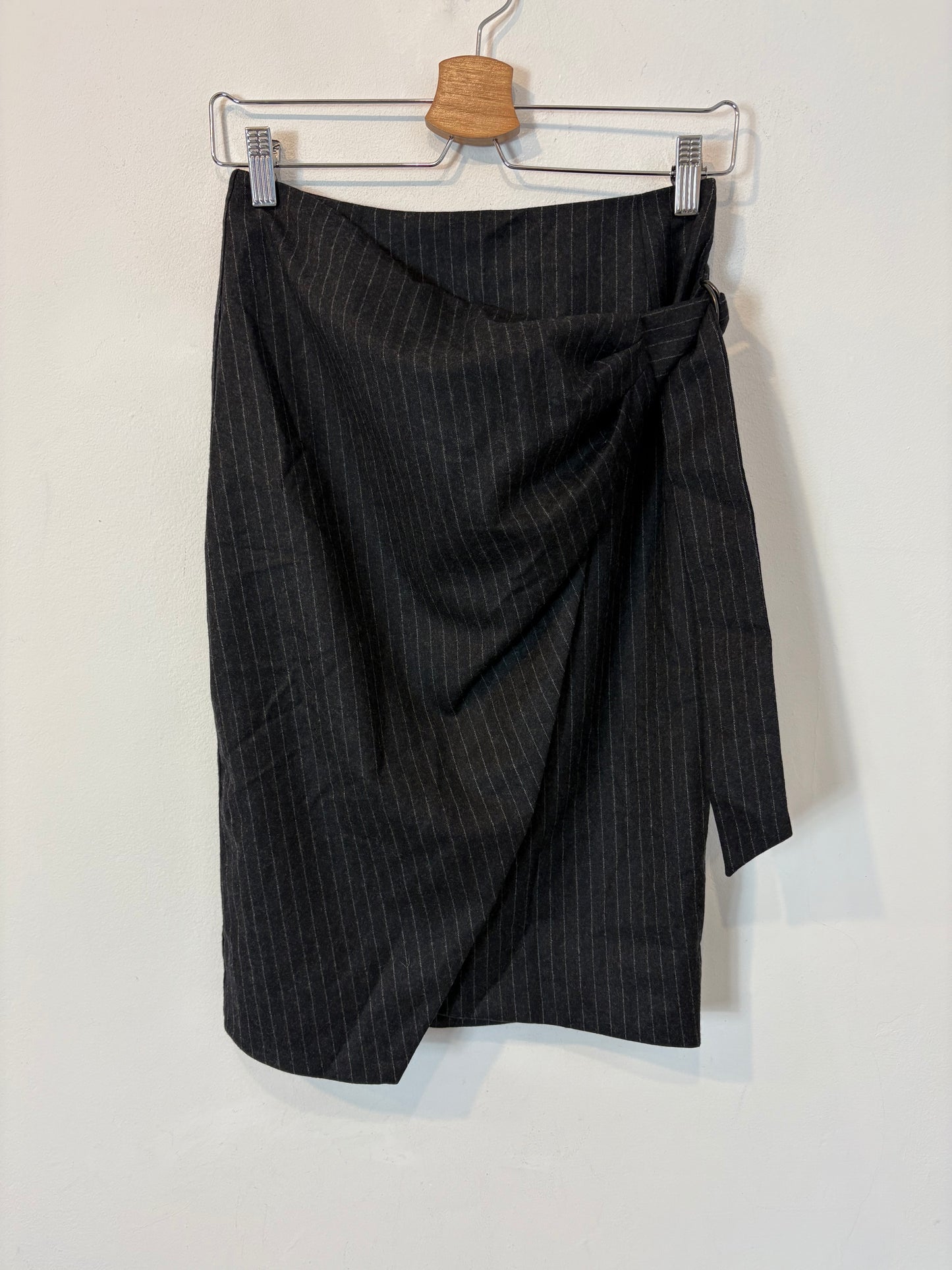 ISABEL MARANT. Falda marengo cruzada