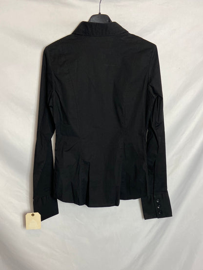 ZARA. Camisa negra T. L
