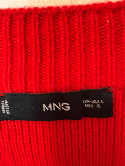 MANGO. Jersey rojo perkins