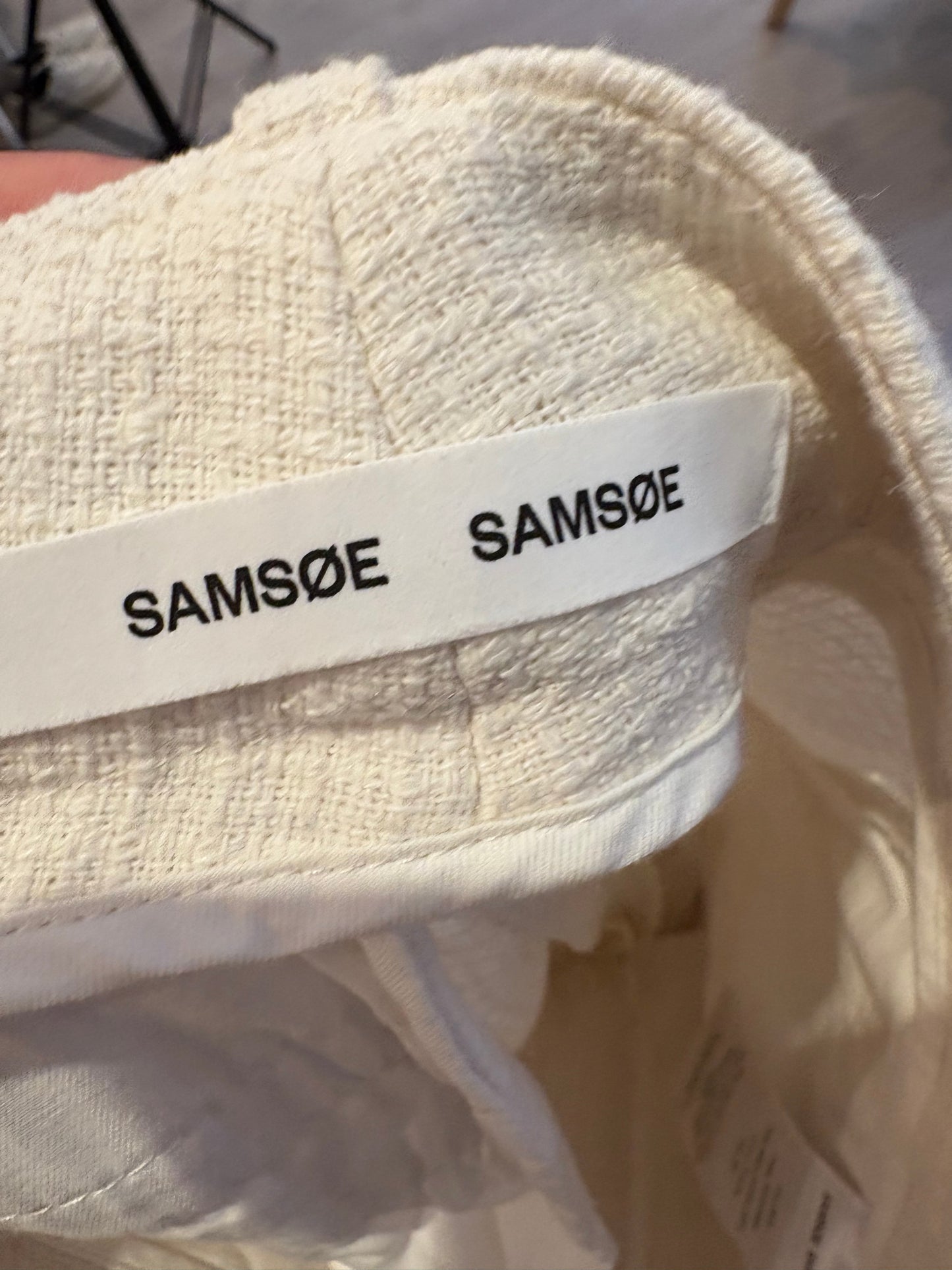 SAMSOE SAMSOE. Pantalón tweed pinzas. T XS