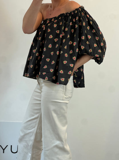 ZADIG&amp;VOLTAIRE. T.xs asymmetrical printed top