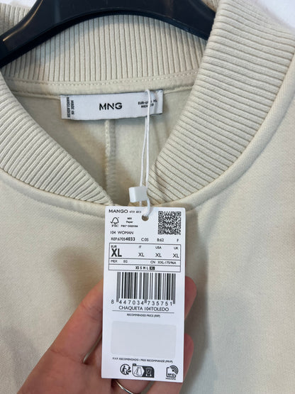 MANGO. Raw buttoned jacket. Size XL