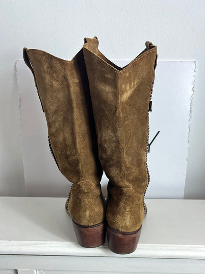 DAKOTA BOOTS. Botas piel camel T.38