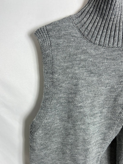 OTRAS. Jersey sin mangas gris apertura . T s/m