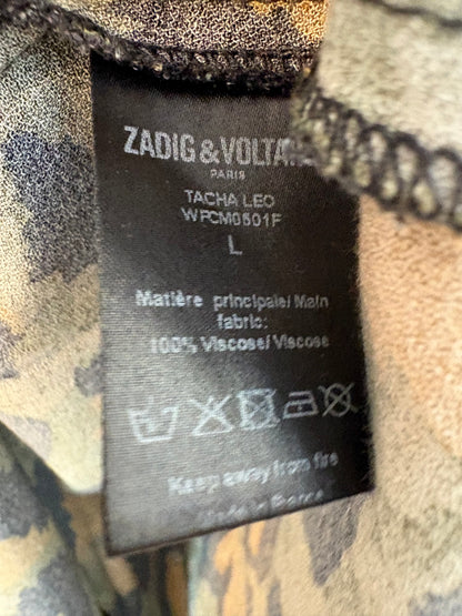 ZADIG & VOLTAIRE . Blusa fluida camo