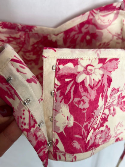 ZARA. Total look falda y top estampado. T S