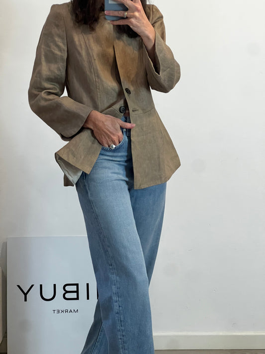LLOYD'S. Chaqueta lino pinzas