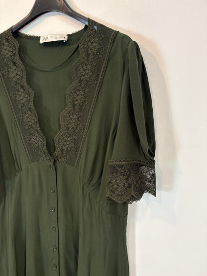 ZARA. Jacket with mottled gray wool. TS
