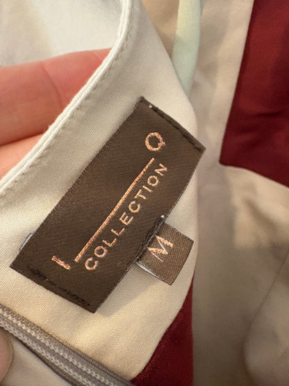 IQ COLLECTION. Vestido tricolor vuelo