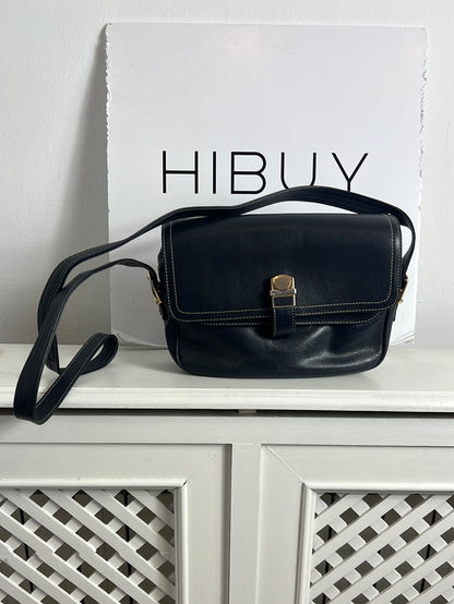 OTHERS. Vintage blue leather bag