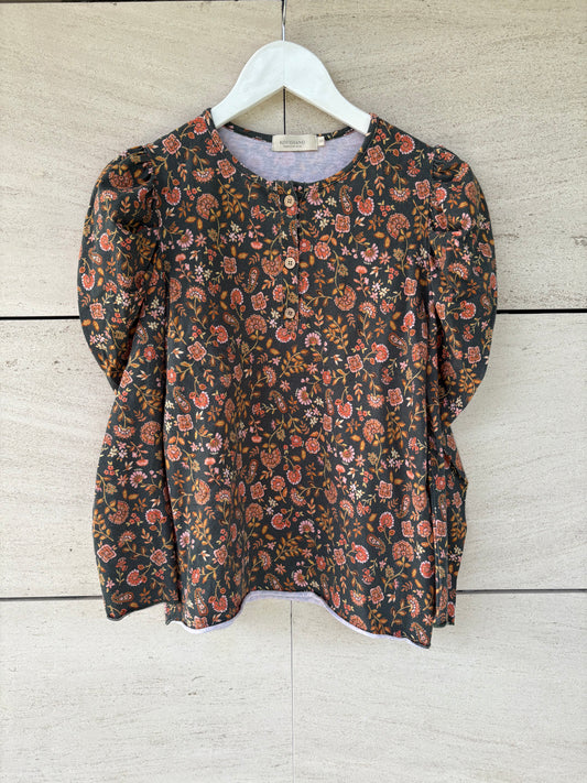 ZARA. Black stretch knit top. TL