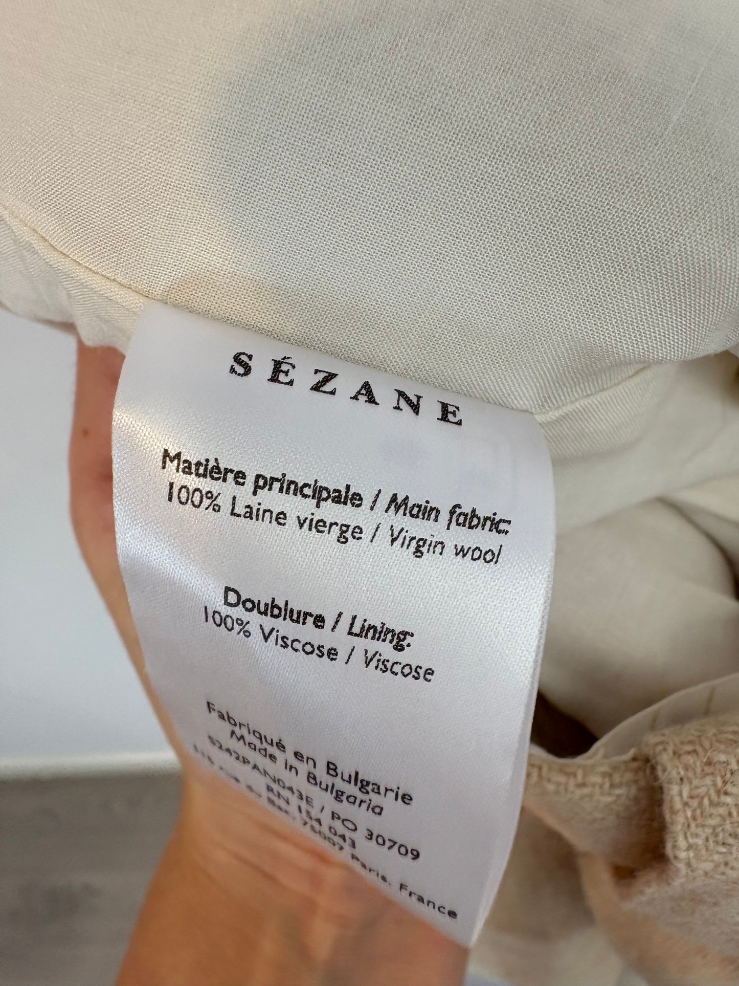 SOPHIE &amp; LUCIE. Long animal print jumpsuit. T 36