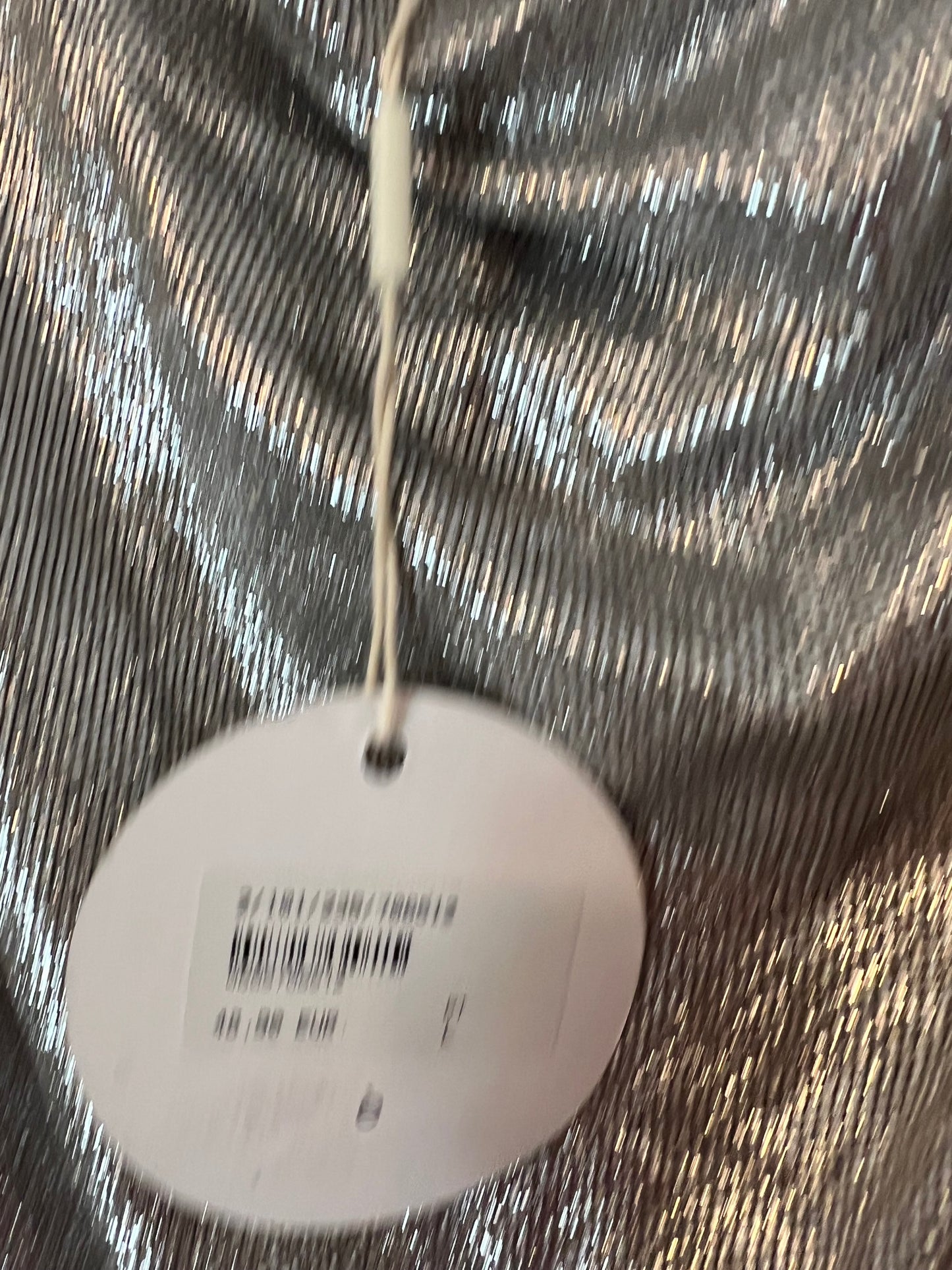 AMEÉ.  Vestido largo plateado T.l