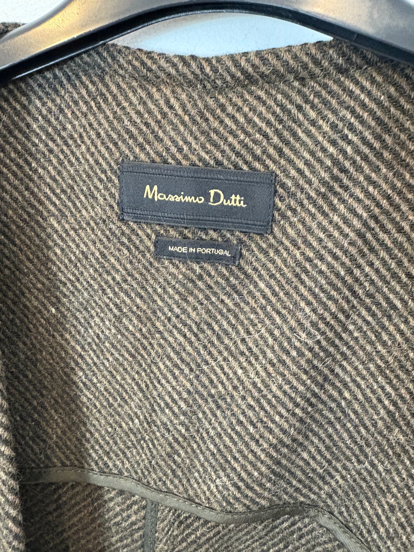 MASSIMO DUTTI. Chaleco lana jaspeado